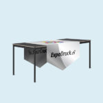 ExpoDruck Tischläufer druck bedruckt gespitzte kante